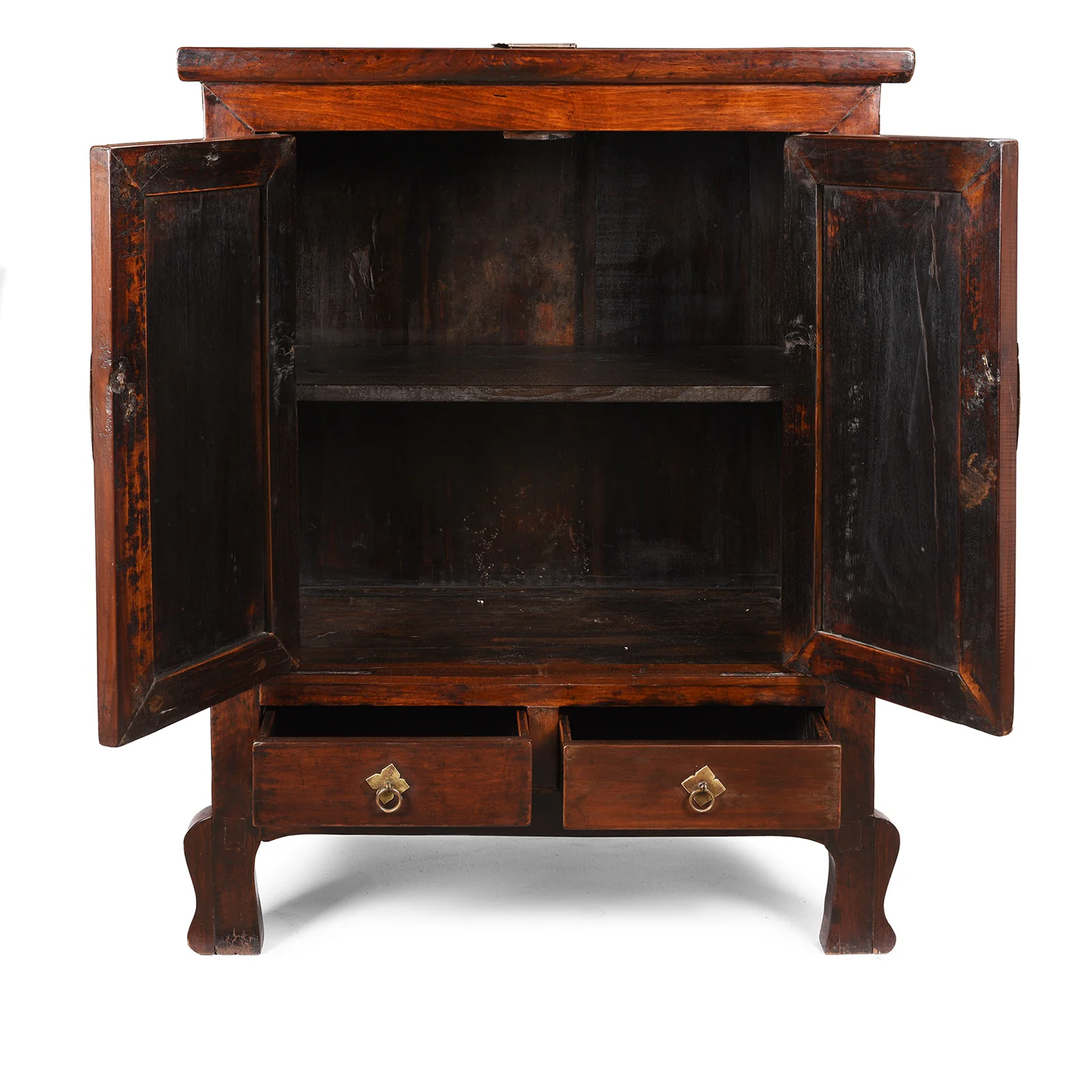 Walnut Chinese Cabinet From Gansu - 19thC - Image 3
