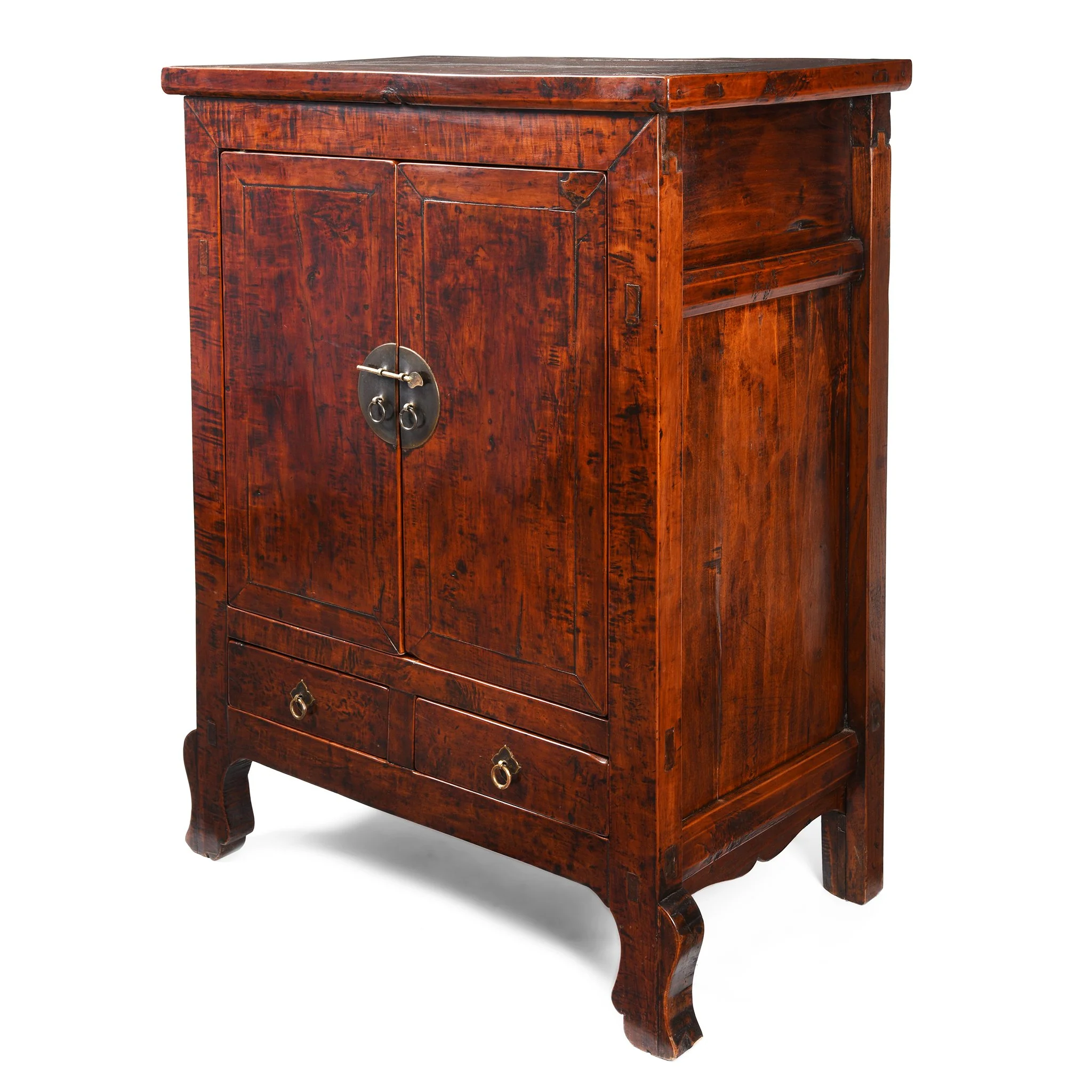 Walnut Chinese Cabinet From Gansu - 19thC - Image 2