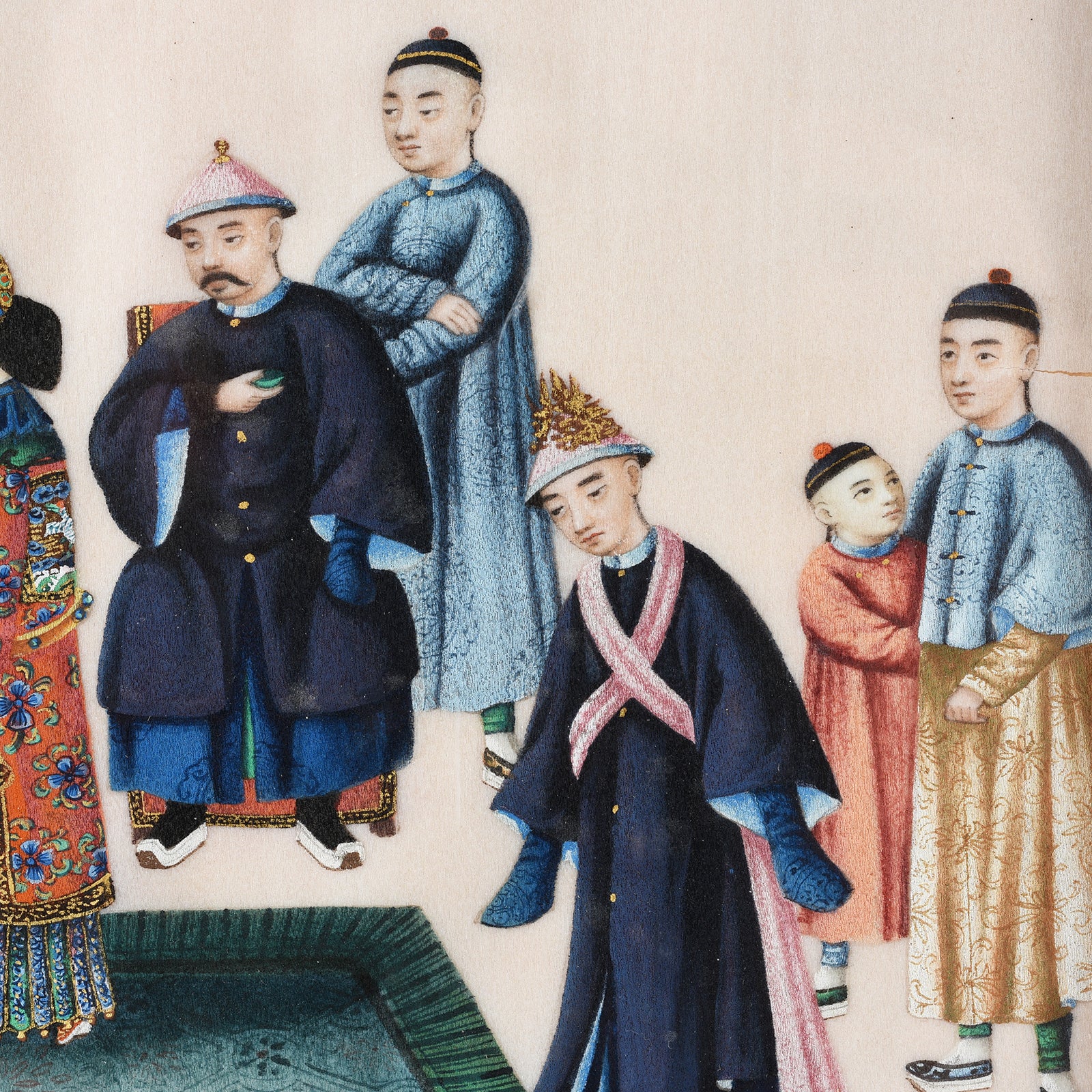 Chinese Pith Paper Painting - 19th Century - Image 4
