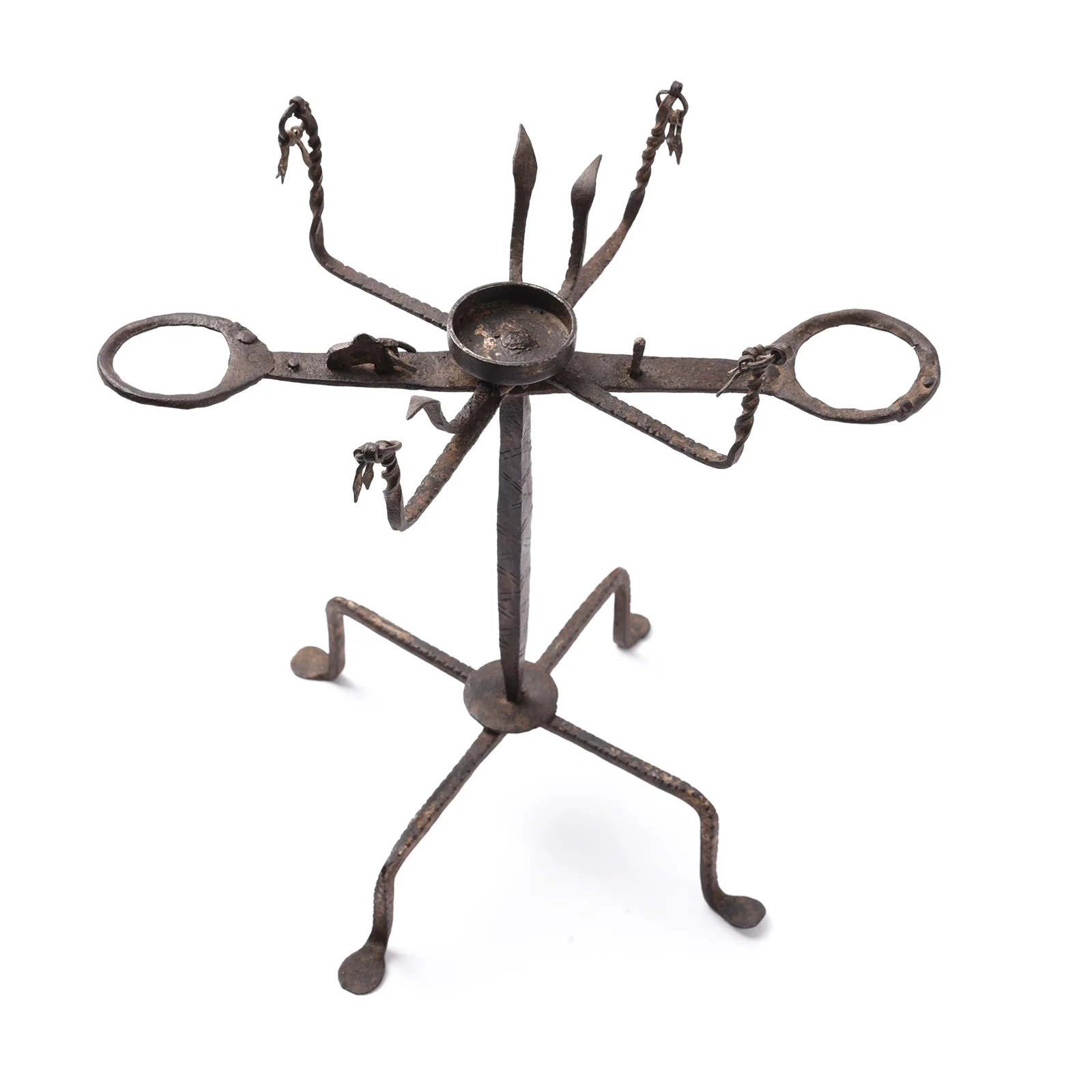 Wrought Iron Opium Retort From Rajasthan - 19th Century - Image 3