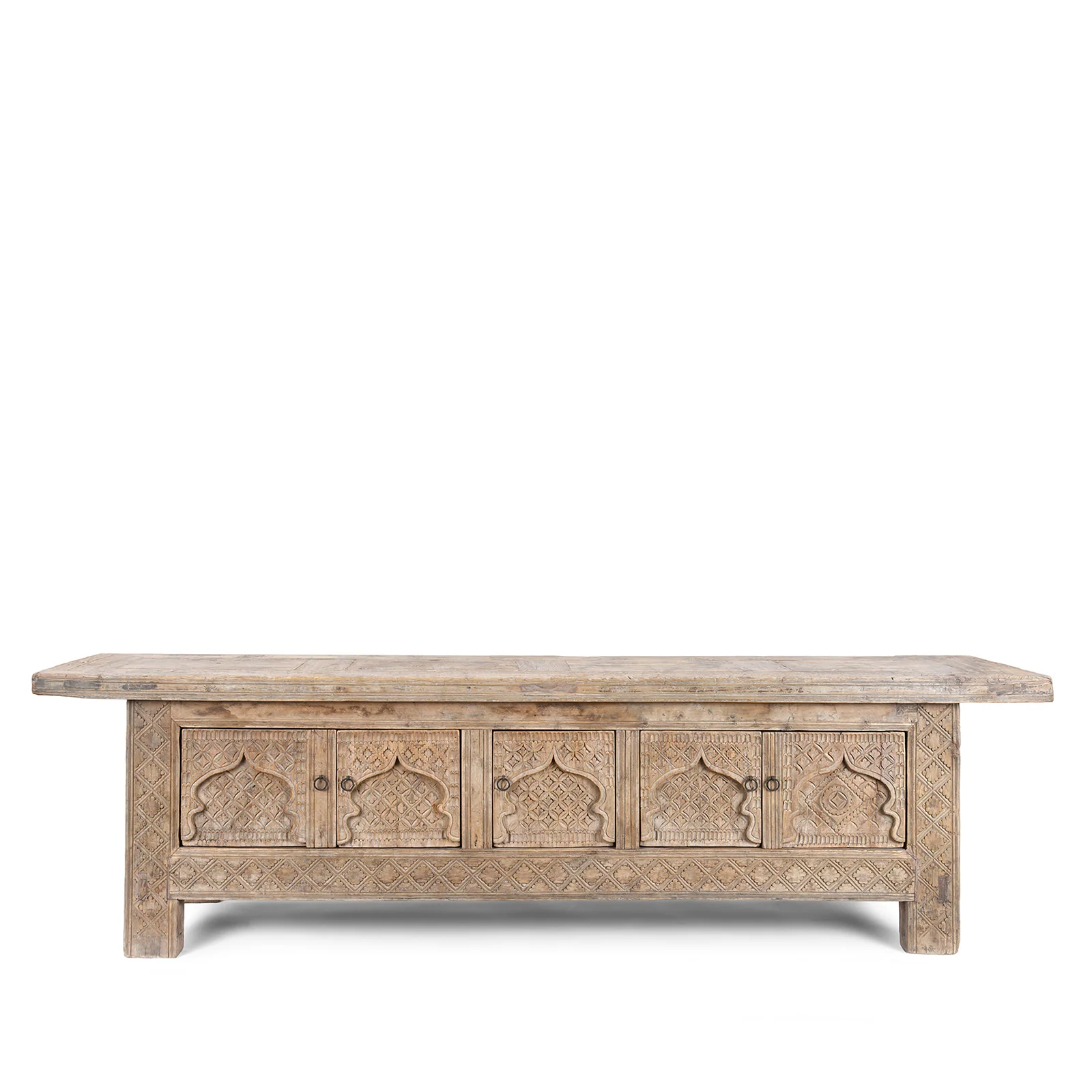 Carved Low Sideboard From Xinjiang - 19th Century - Image 2