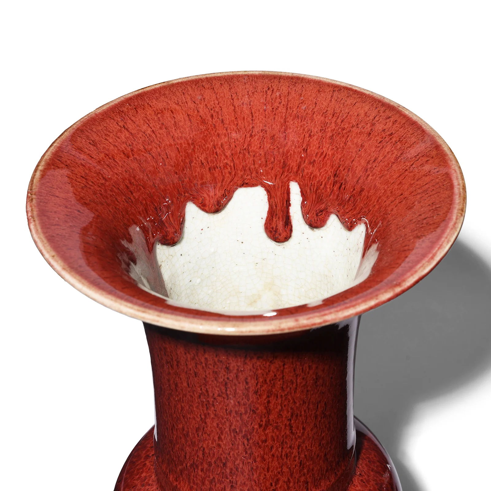 Sang De Boeuf Porcelain Gu Vase - Image 3
