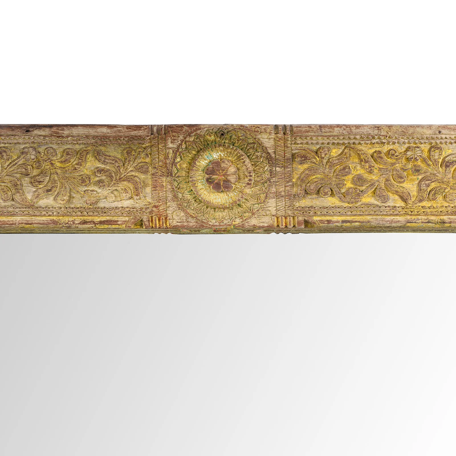 Painted Door Mirror From Andhra Pradesh - Late 19th Century - Image 6