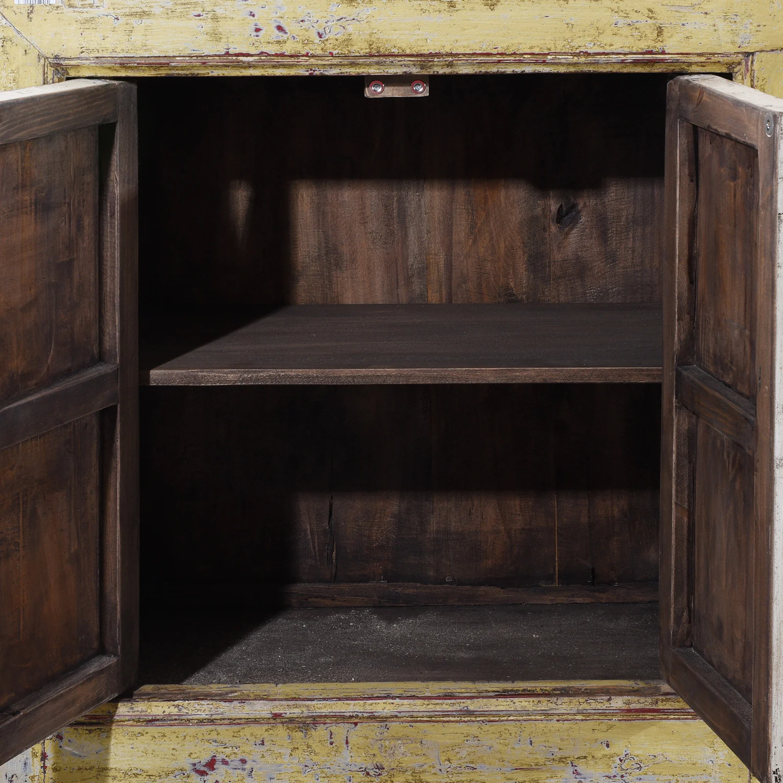 Painted 6 Door Mongolian Sideboard - Image 4
